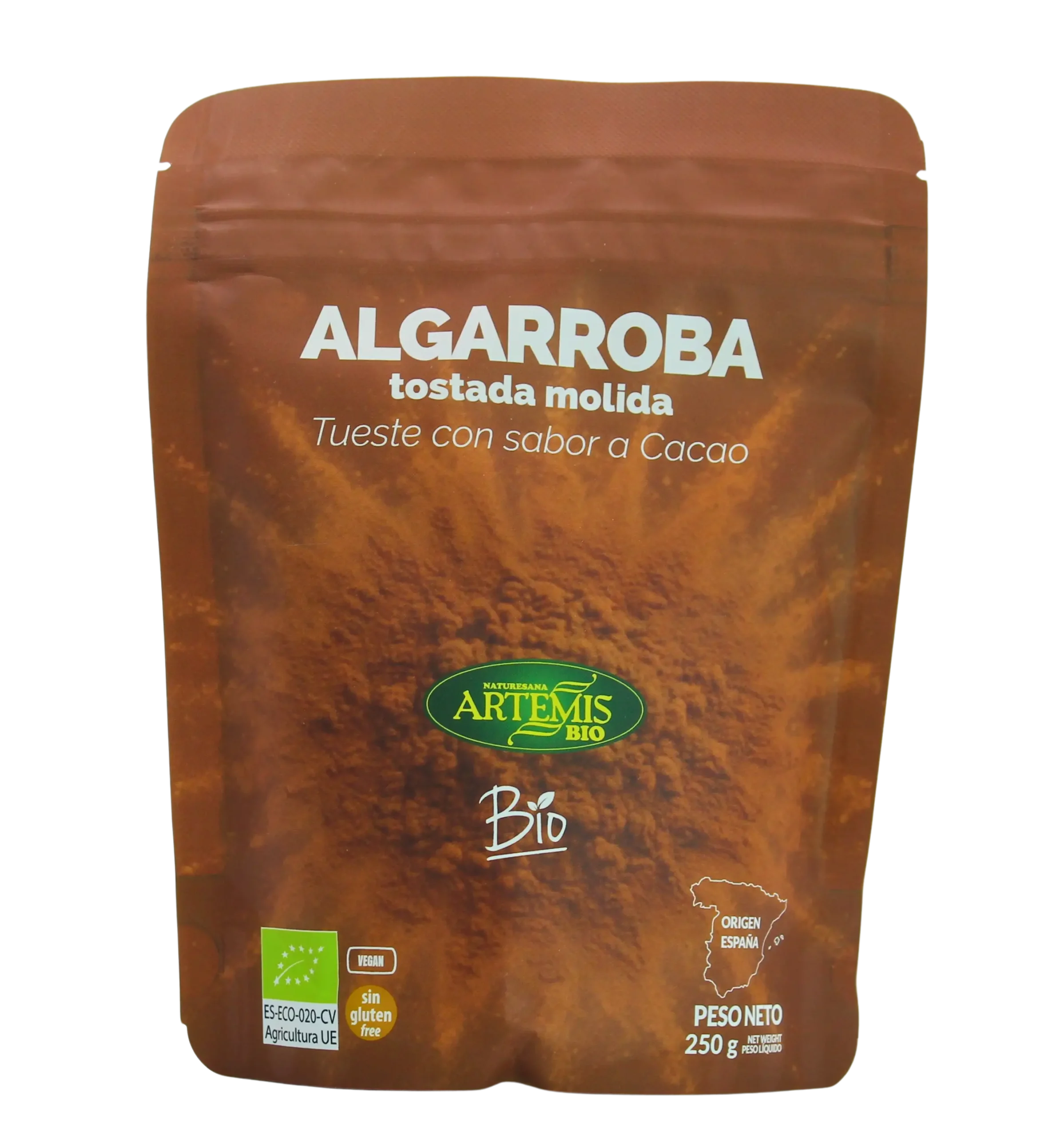 Algarroba Algarroba tostada molida BIO 250gr - Imagen 1